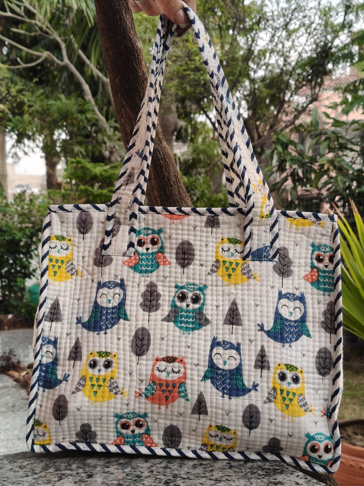 Colorful Owl Kids Essential Bag