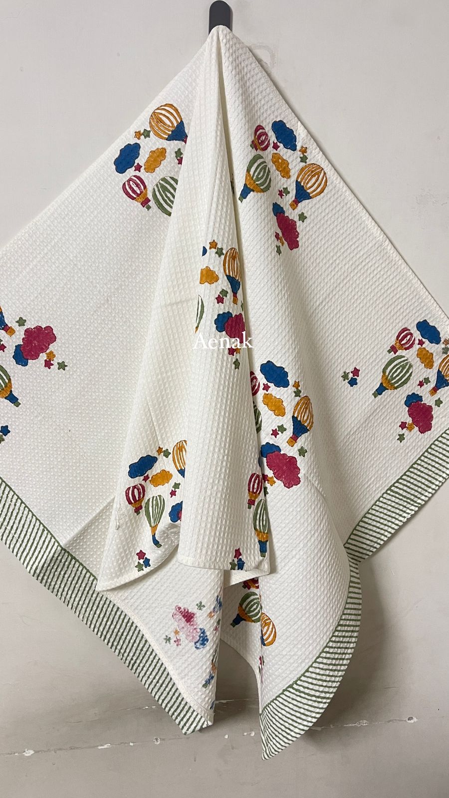 Parachute Handblock Waffle Cotton Bathing Towel