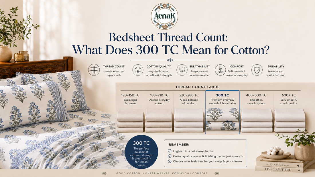 Bedsheet Thread Count: What Does 300 TC Mean for Cotton?