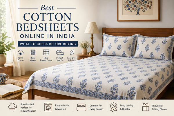 Best Cotton Bedsheet Online in India: What to Check Before Buying