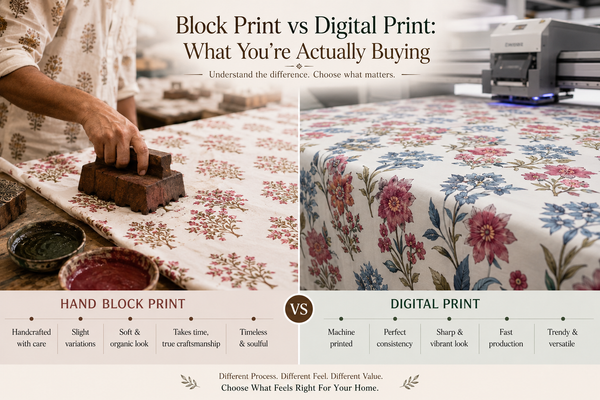 Block Print vs Digital Print: What You’re Actually Buying