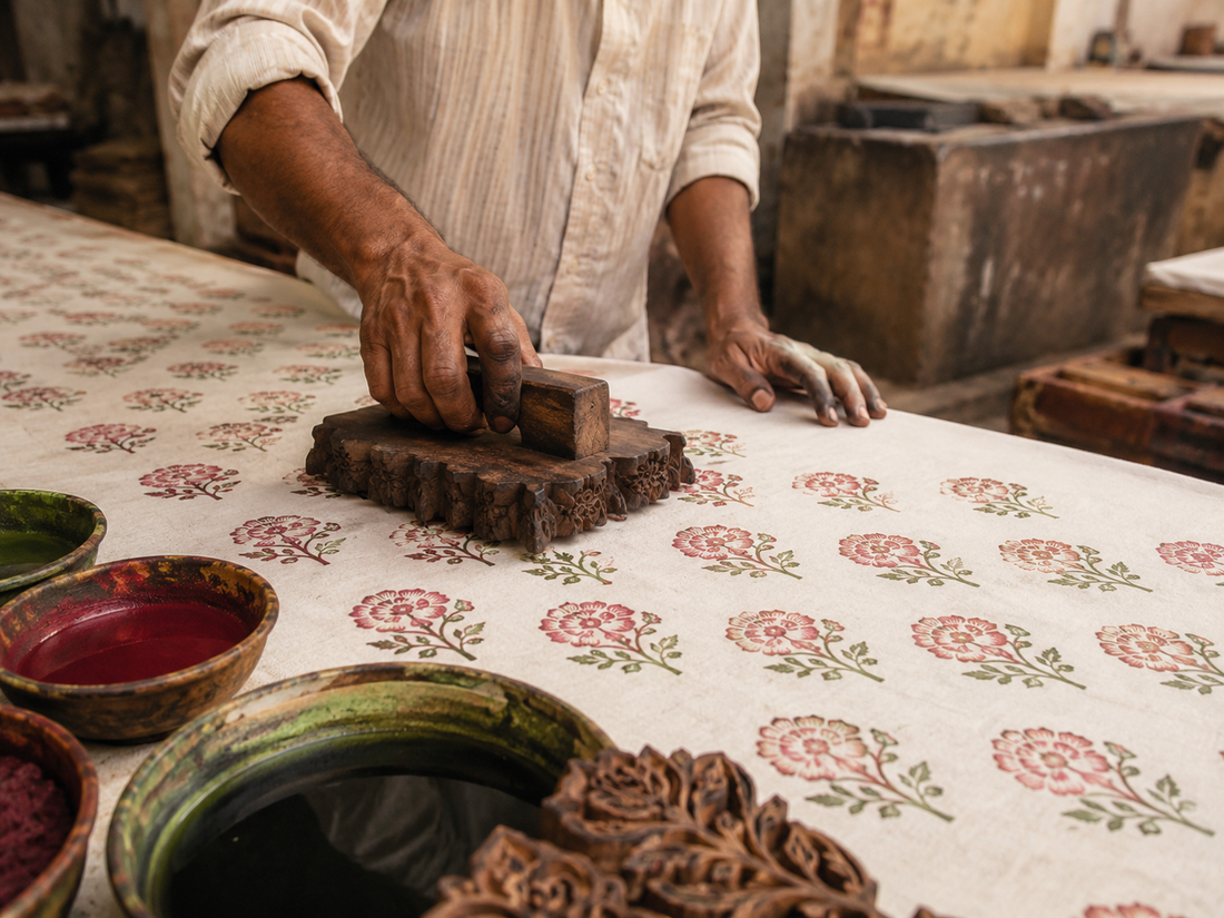 Handblock Printing: How Jaipur Artisans Make Your Bedsheet