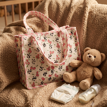 Panda Printed Kids Essential Bag