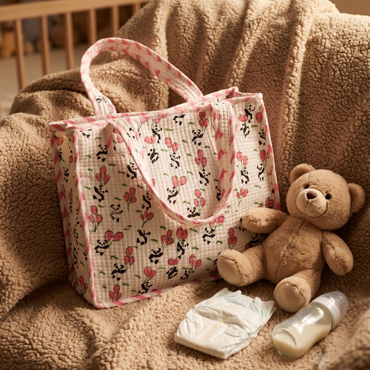 Panda Printed Kids Essential Bag
