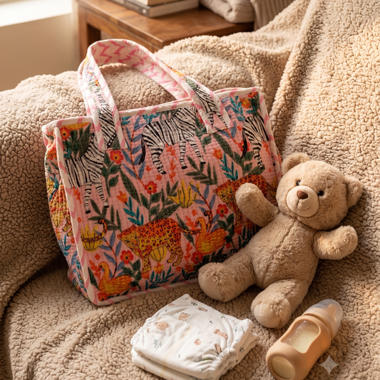 Pink Jungle Kids Essential Bag