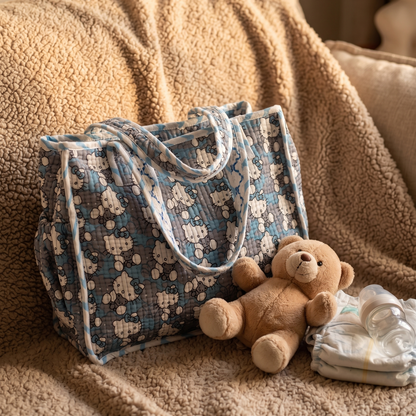 Hello Kitty Kids Essential Bag (Blue & Grey Base)