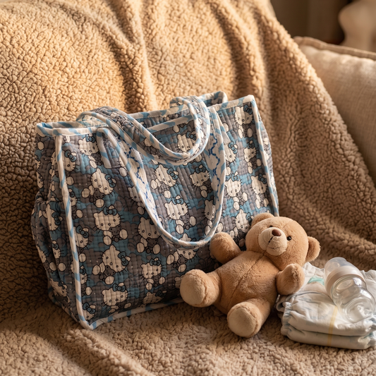 Hello Kitty Kids Essential Bag (Blue & Grey Base)