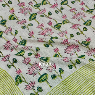 Handblock Printed Jute Cotton Dhurries