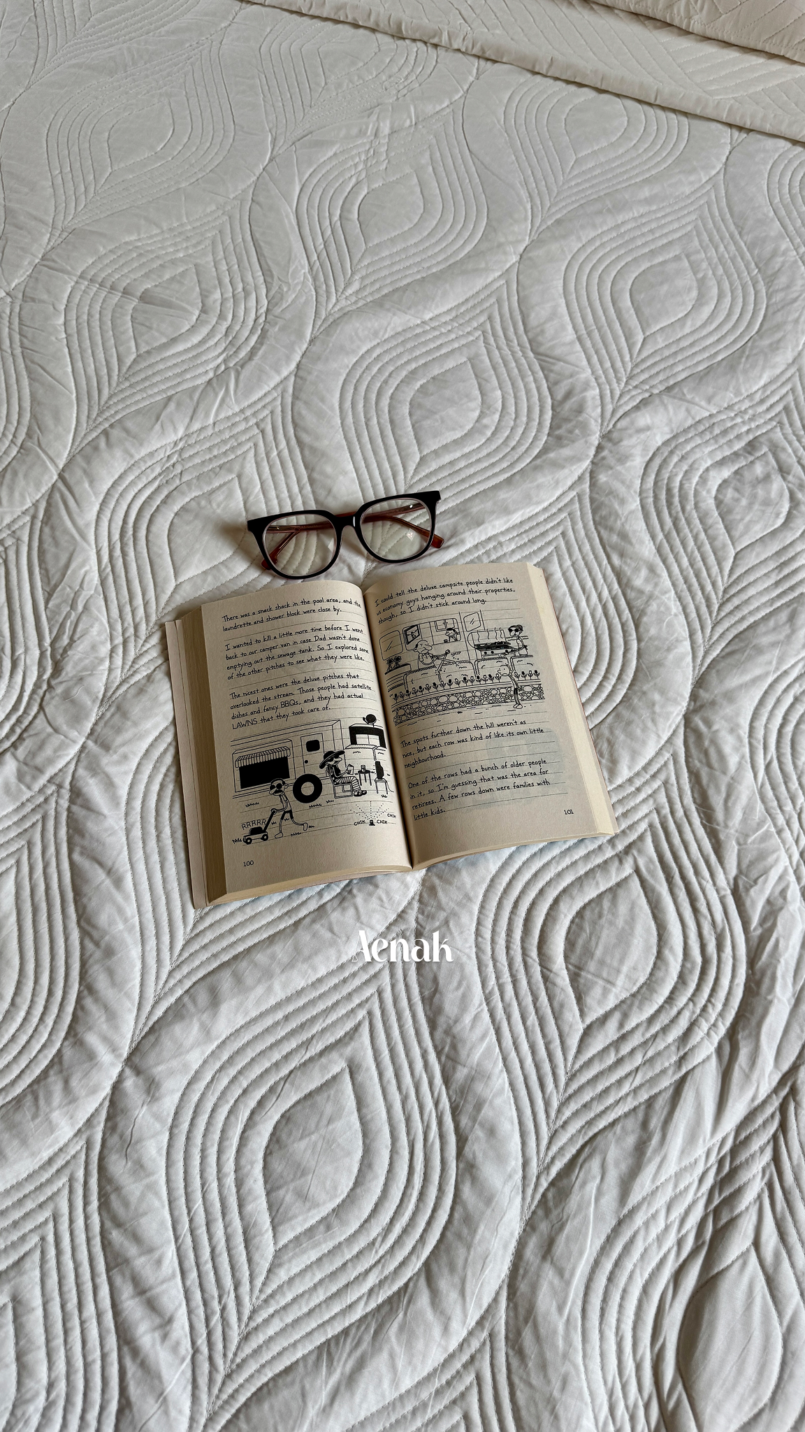 White Embossed Quilted Bedcover