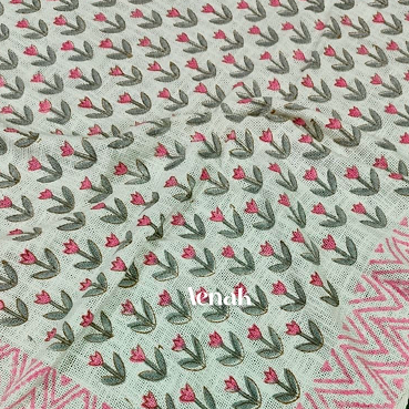 Handblock Printed Jute Cotton Dhurries