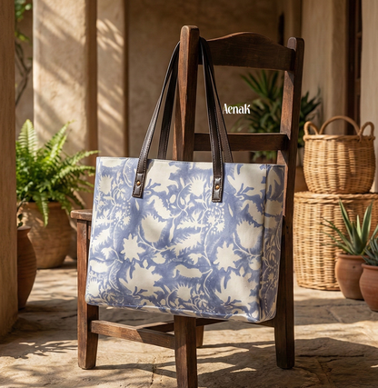 Blue Gadd Handblock Artisanal Handbag