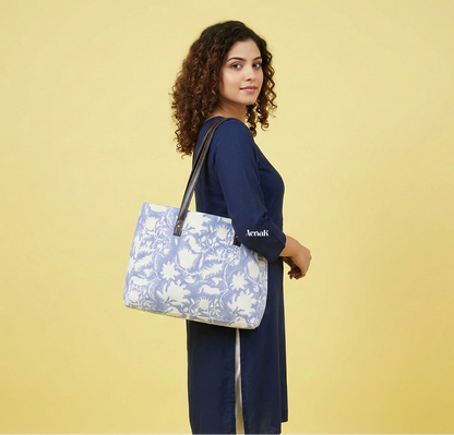 Blue Gadd Handblock Artisanal Handbag