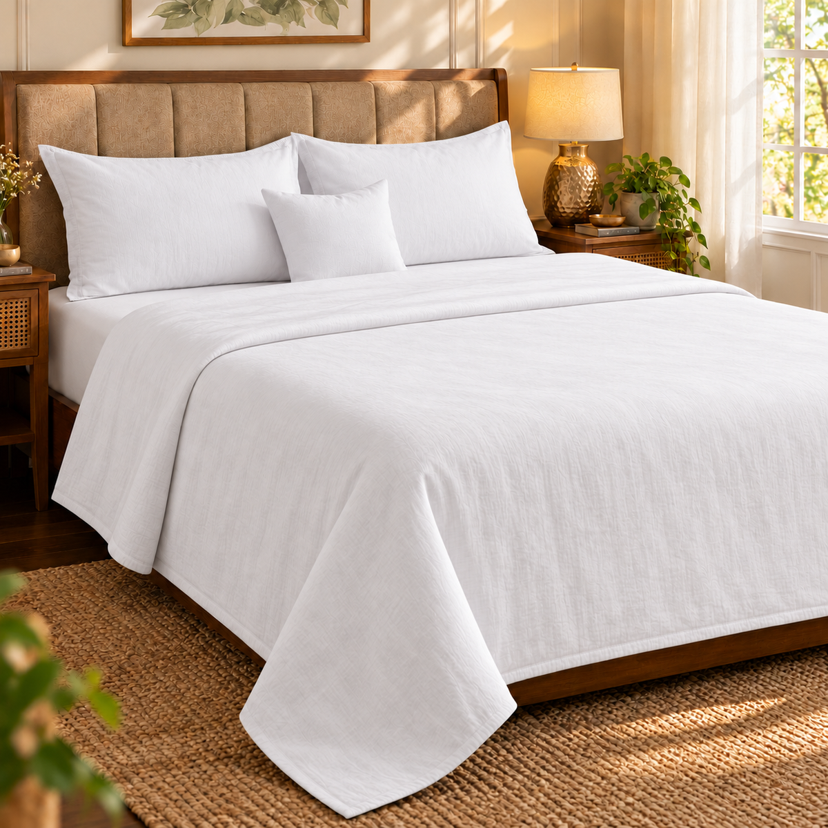 Plain White Duvet/Quilt Cover (og)