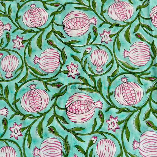Anaar Baag Handblock Duvet/Quilt Cover