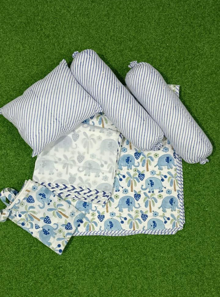 Blue Elephant Newborn Baby Kit Set