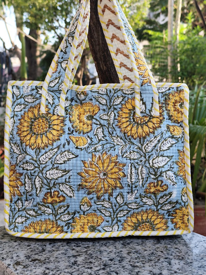 Yellow Sunflower Kids Essential Bag Set