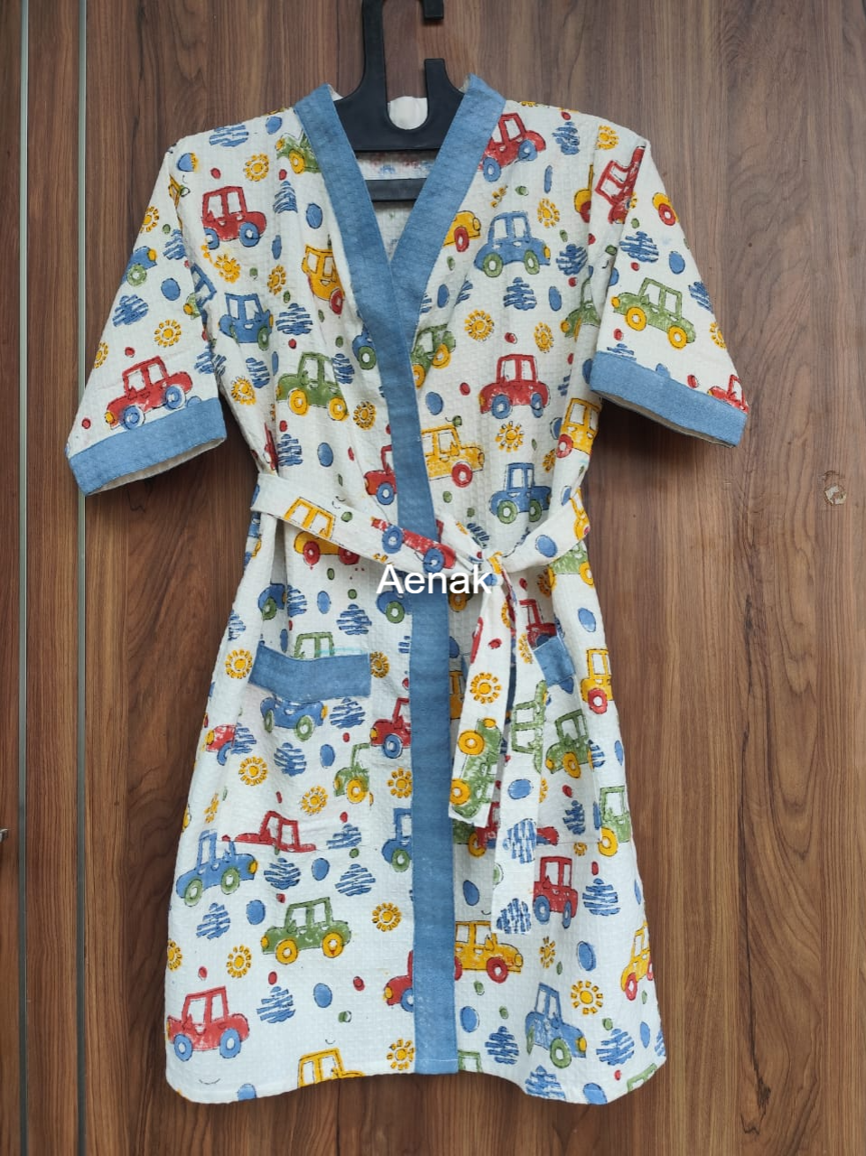 Joyride Handblock Cotton Bathrobe Set