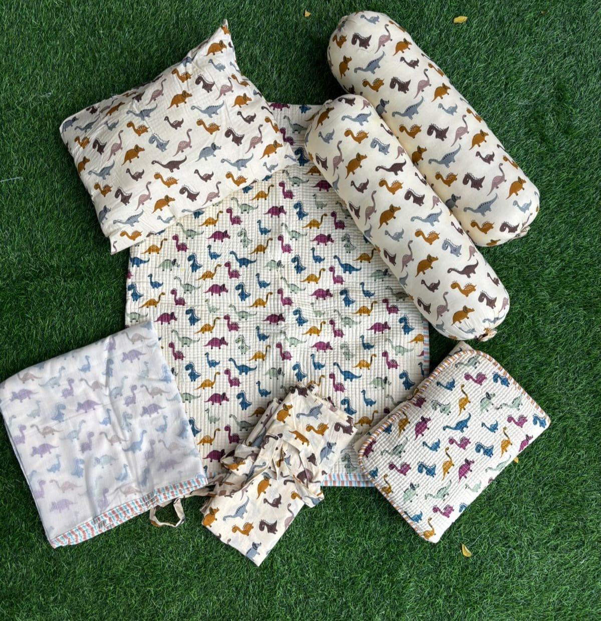 Dino Print Newborn Baby Kit Set