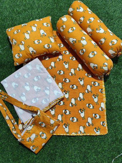 Orange Sheep Newborn Baby Kit Set