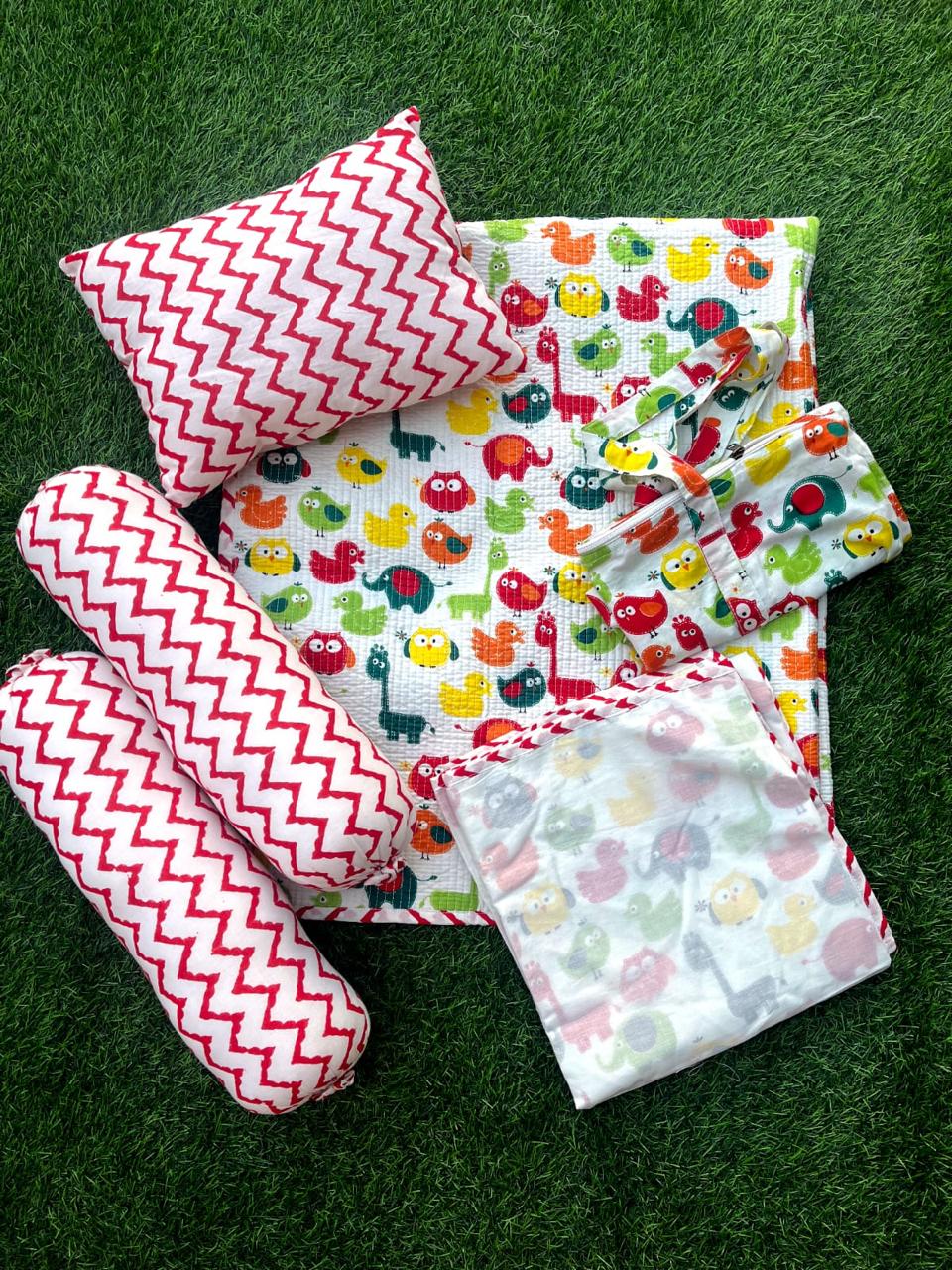Colorful Animals Newborn Baby Kit Set