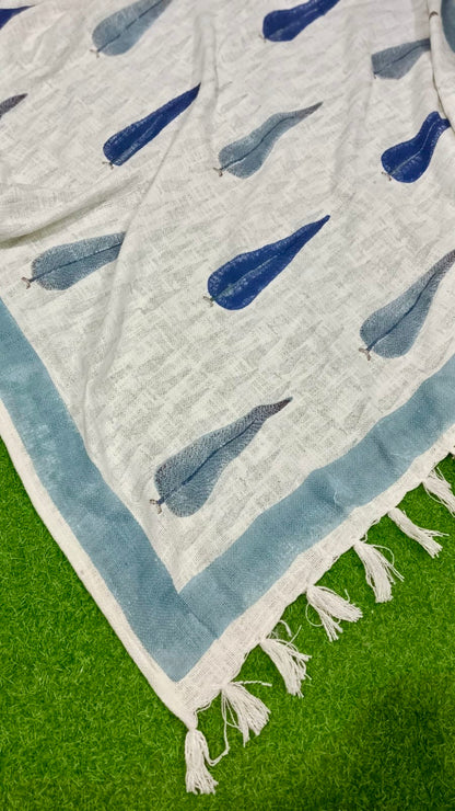 Handblock Printed Jute Cotton Dhurries