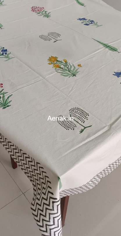 Madhumati Handblock Table Cover