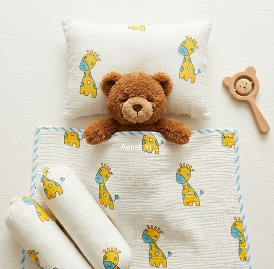 Yellow giraffe Newborn Baby Kit Set