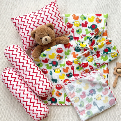 Colorful Animals Newborn Baby Kit Set